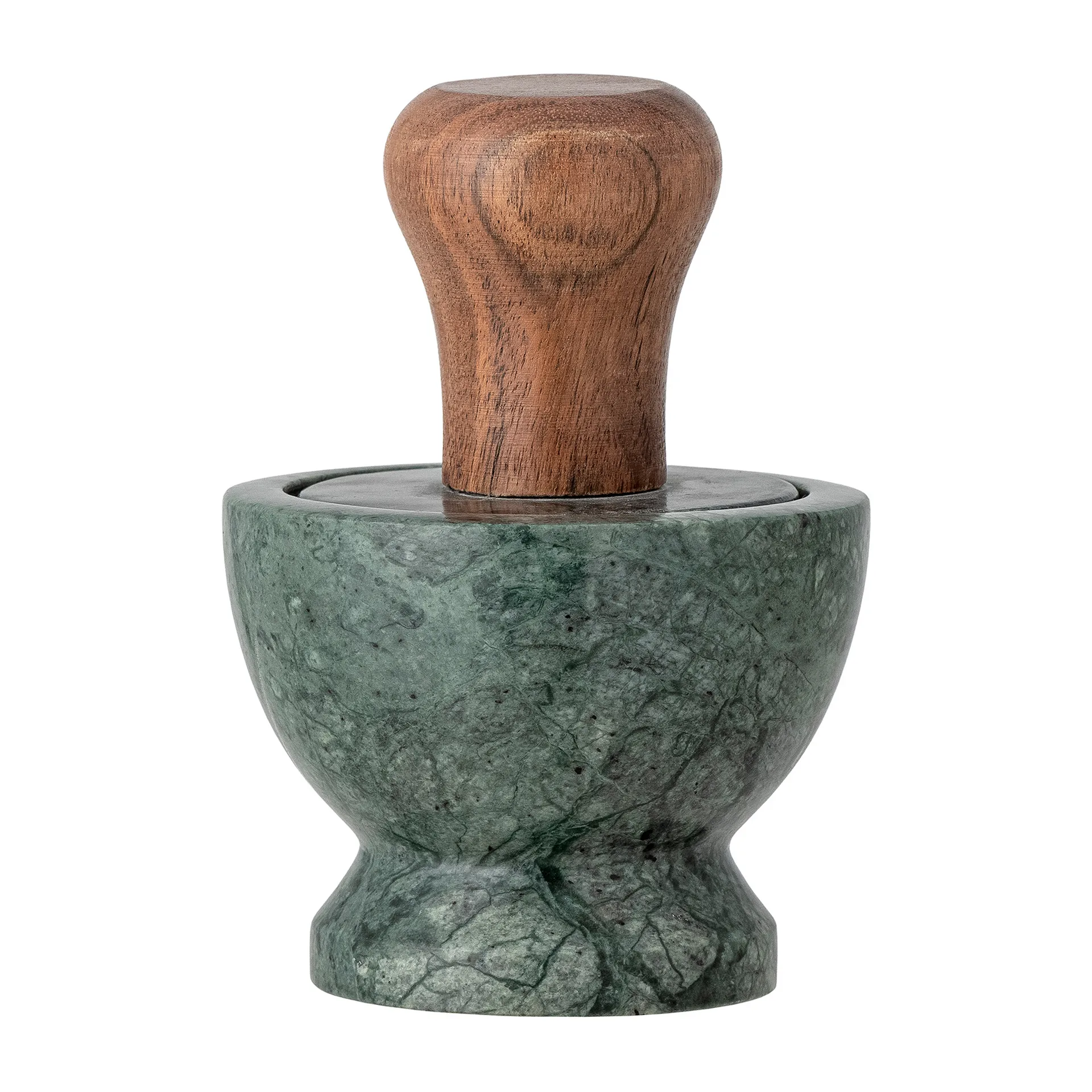 Mortaio Banou Ø10 cm, Marmo verde-albero di mango Bloomingville
