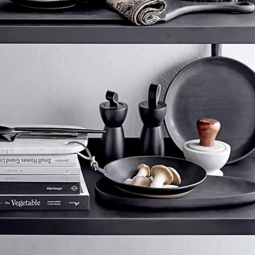 Mortaio e pestello marmo-acacia Bloomingville - bianco - Bloomingville