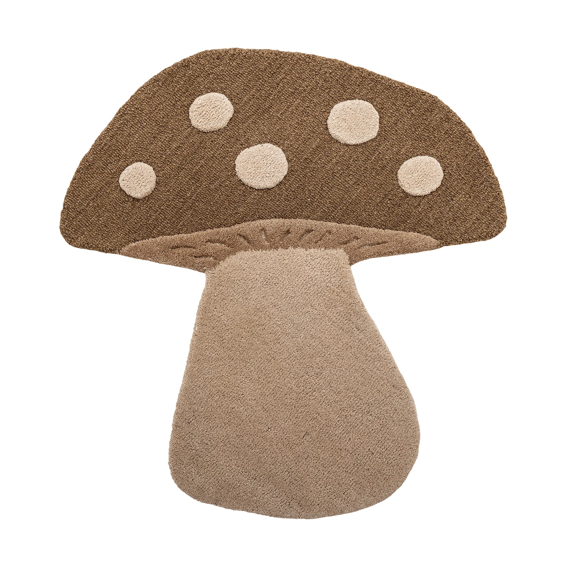Mushroom tappeto, Marrone, in lana Bloomingville