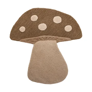 Mushroom tappeto - Marrone, in lana - Bloomingville