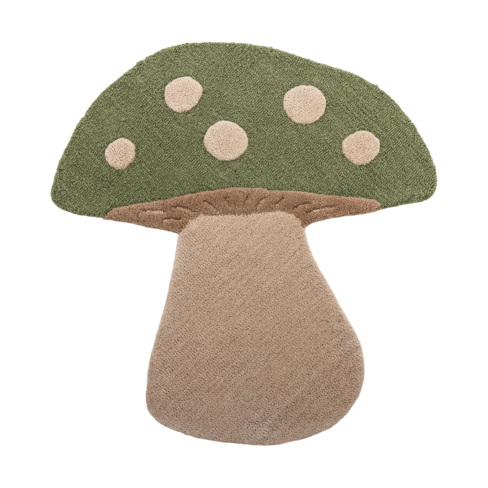 Mushroom tappeto, Verde, lana Bloomingville