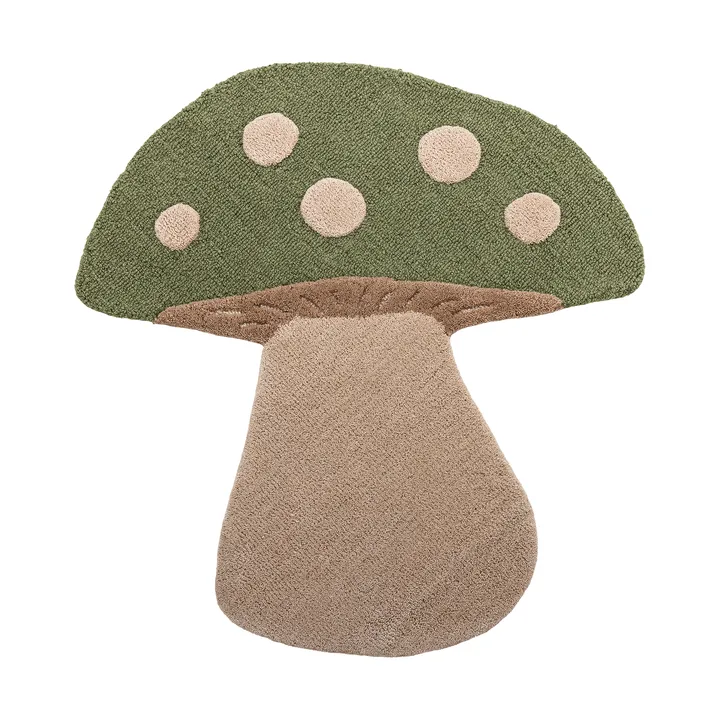 Mushroom tappeto - Verde, lana - Bloomingville