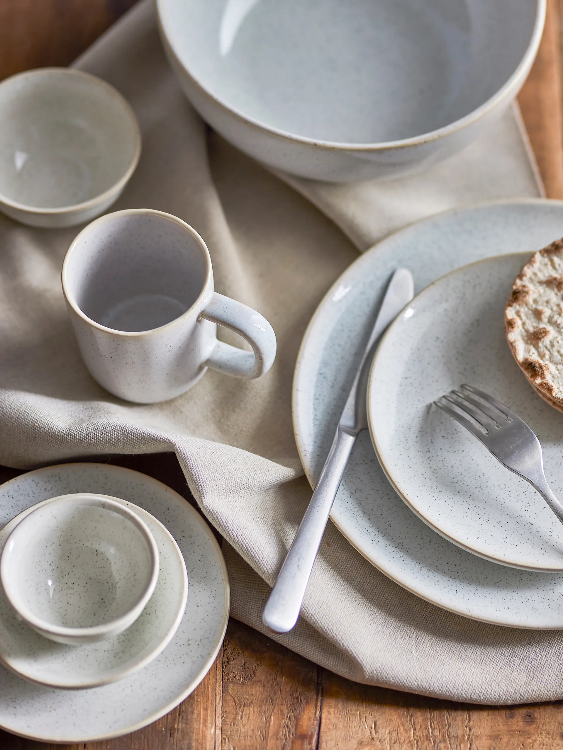 Piattino Addison Ø16 cm, Bianco Bloomingville