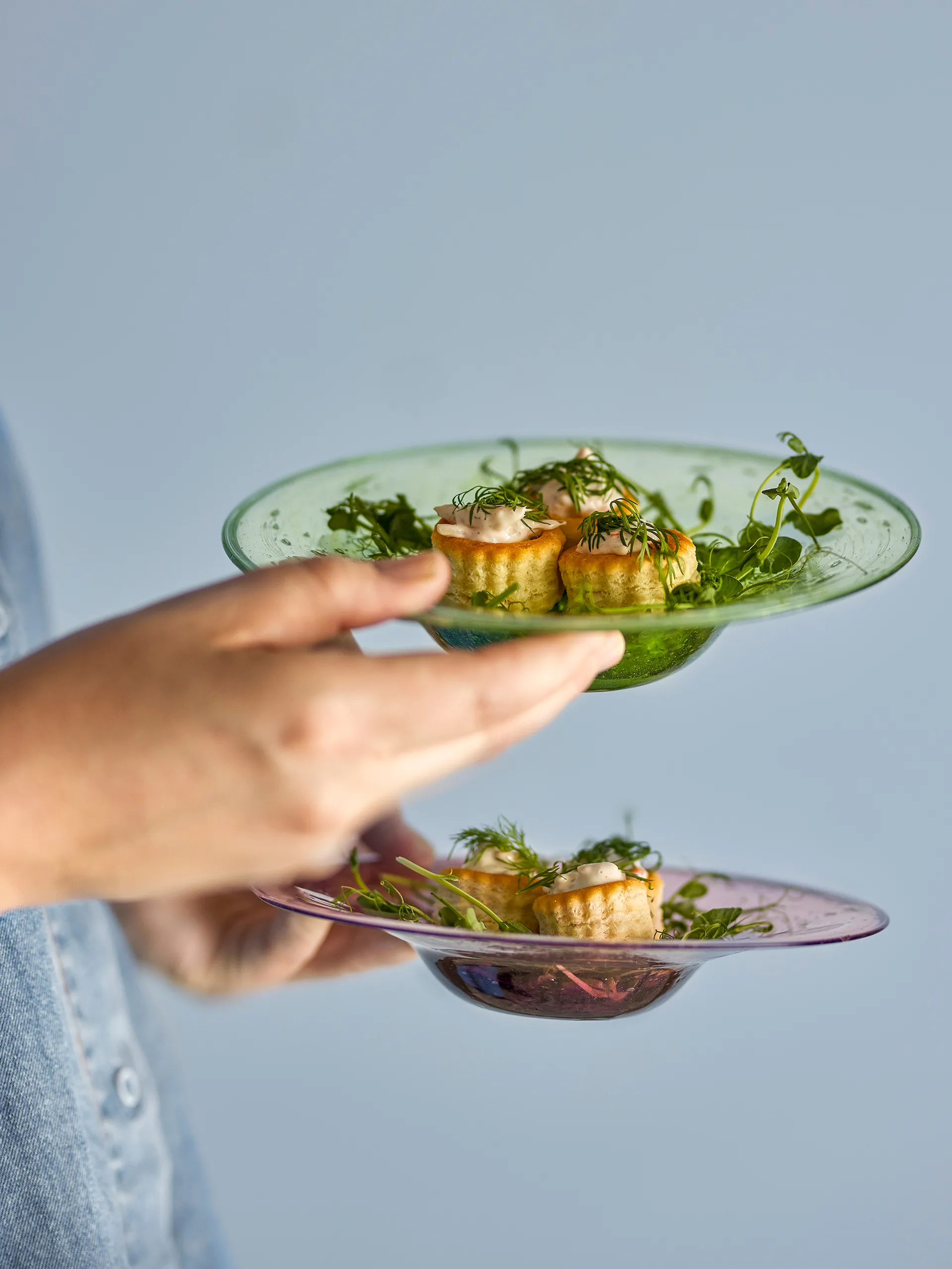 Piattino Sunil 2-pack, Verde Bloomingville