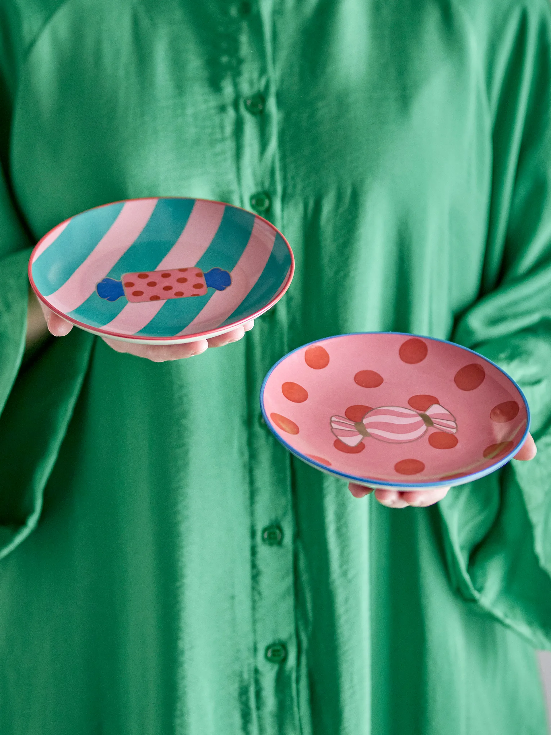 Piatto Caramella Ø16 cm 2 pezzi, Rosa Bloomingville