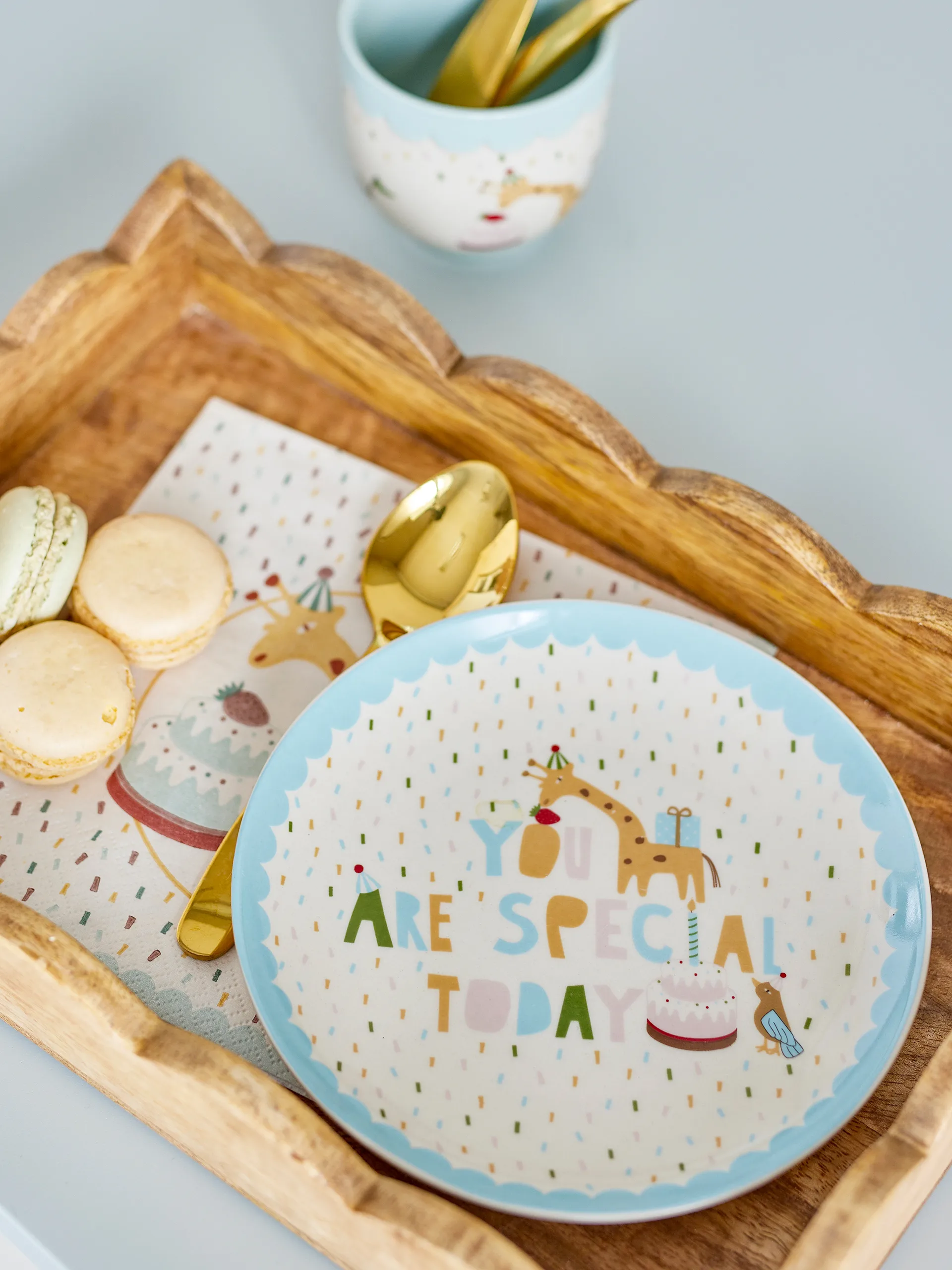 Piatto Celebrate Ø16 cm, Blu Bloomingville