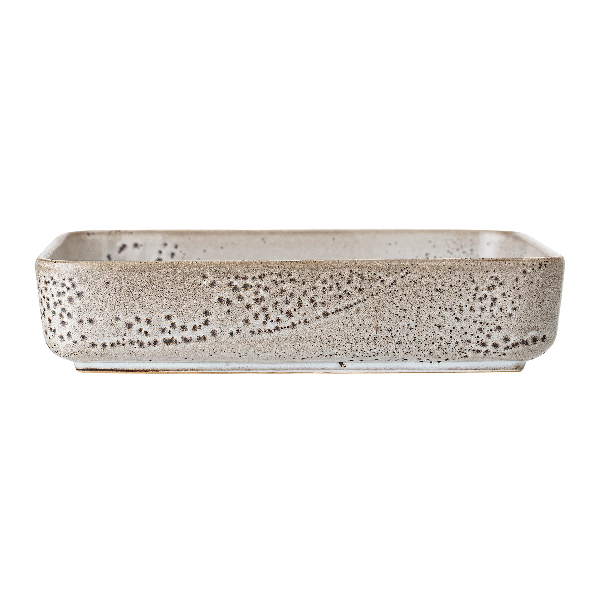 Piatto da portata in gres Thea 25x25 cm, Grigio Bloomingville
