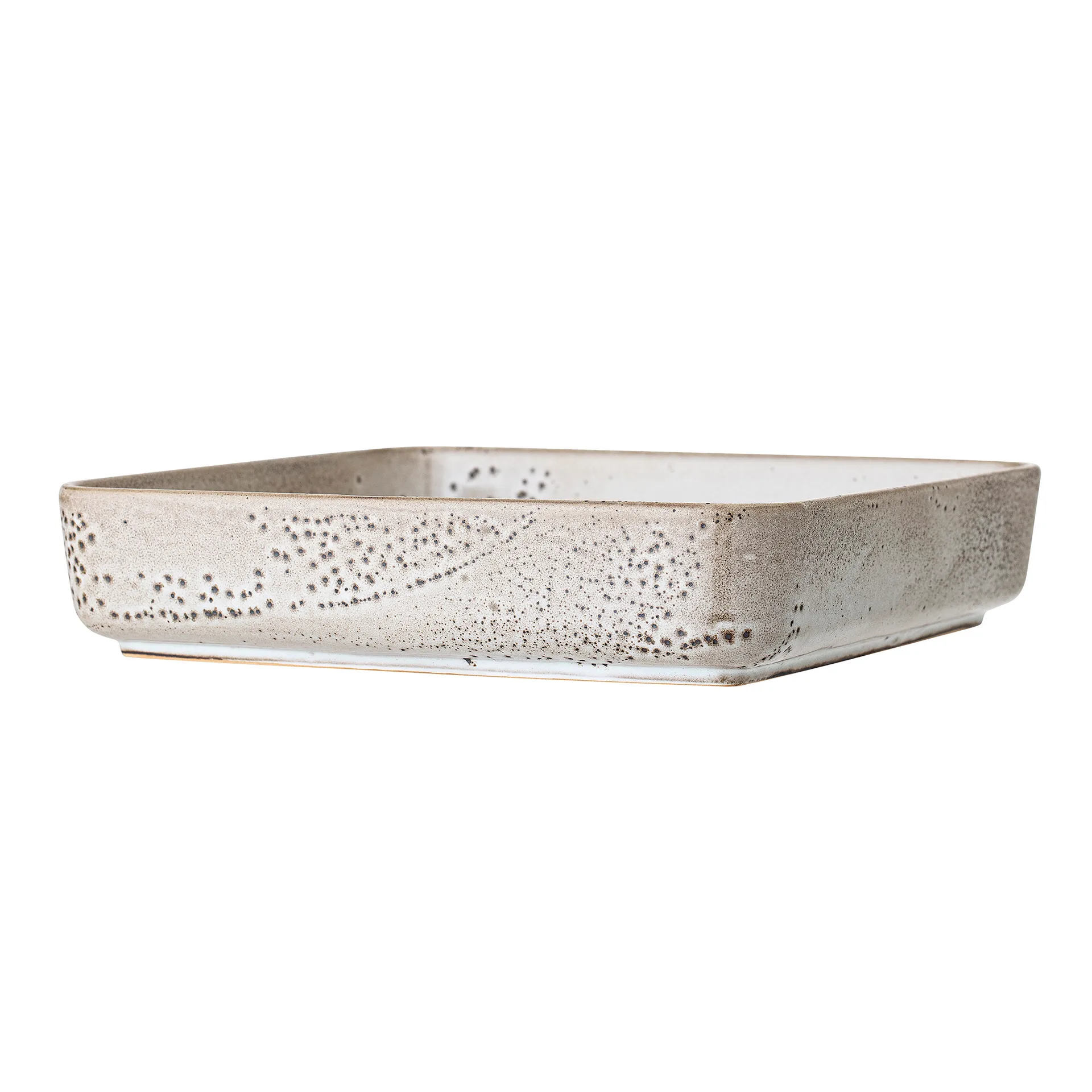 Piatto da portata in gres Thea 25x25 cm, Grigio Bloomingville