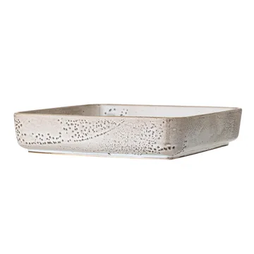 Piatto da portata in gres Thea 25x25 cm - Grigio - Bloomingville
