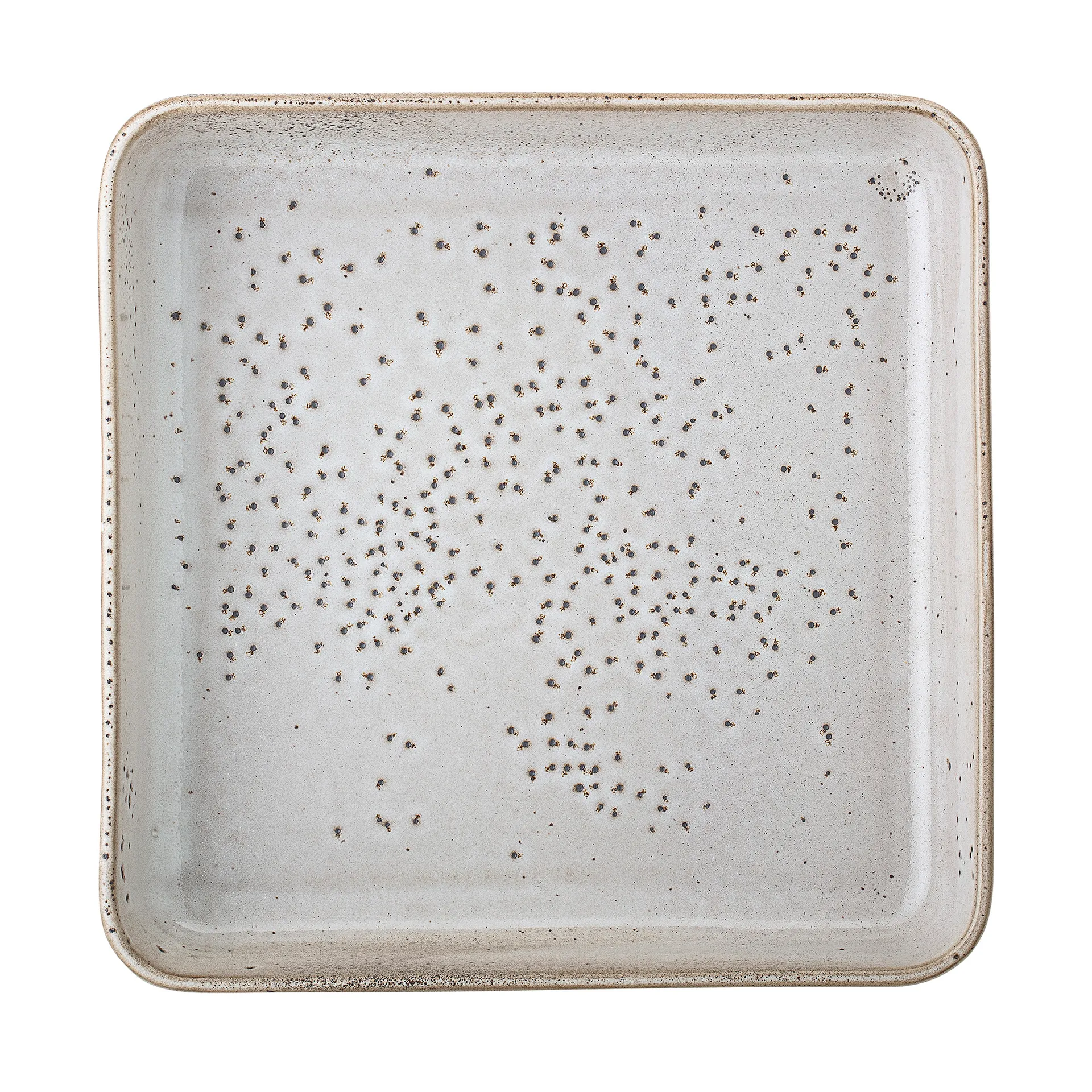 Piatto da portata in gres Thea 25x25 cm, Grigio Bloomingville