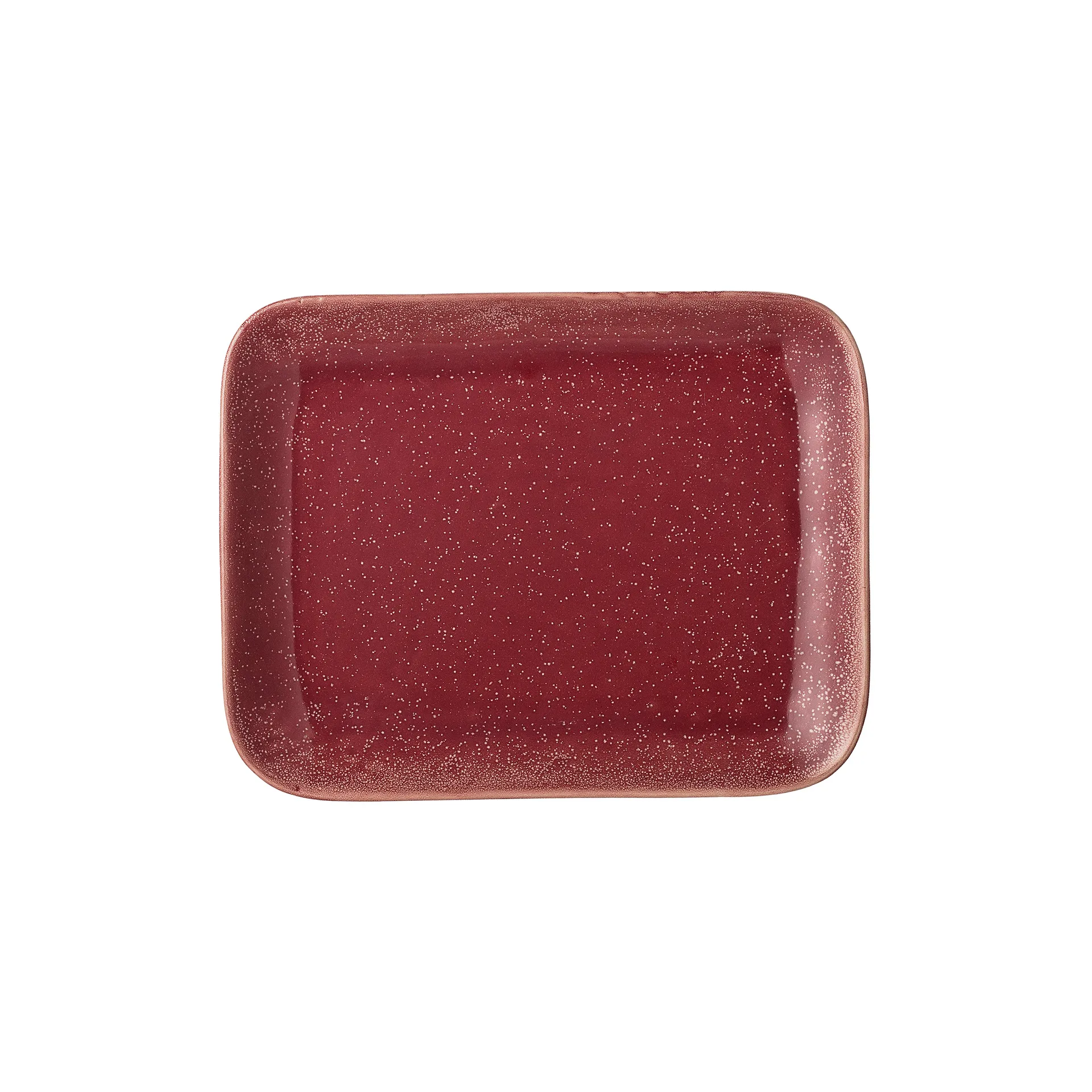 Piatto da portata Joëlle, rosso Bloomingville