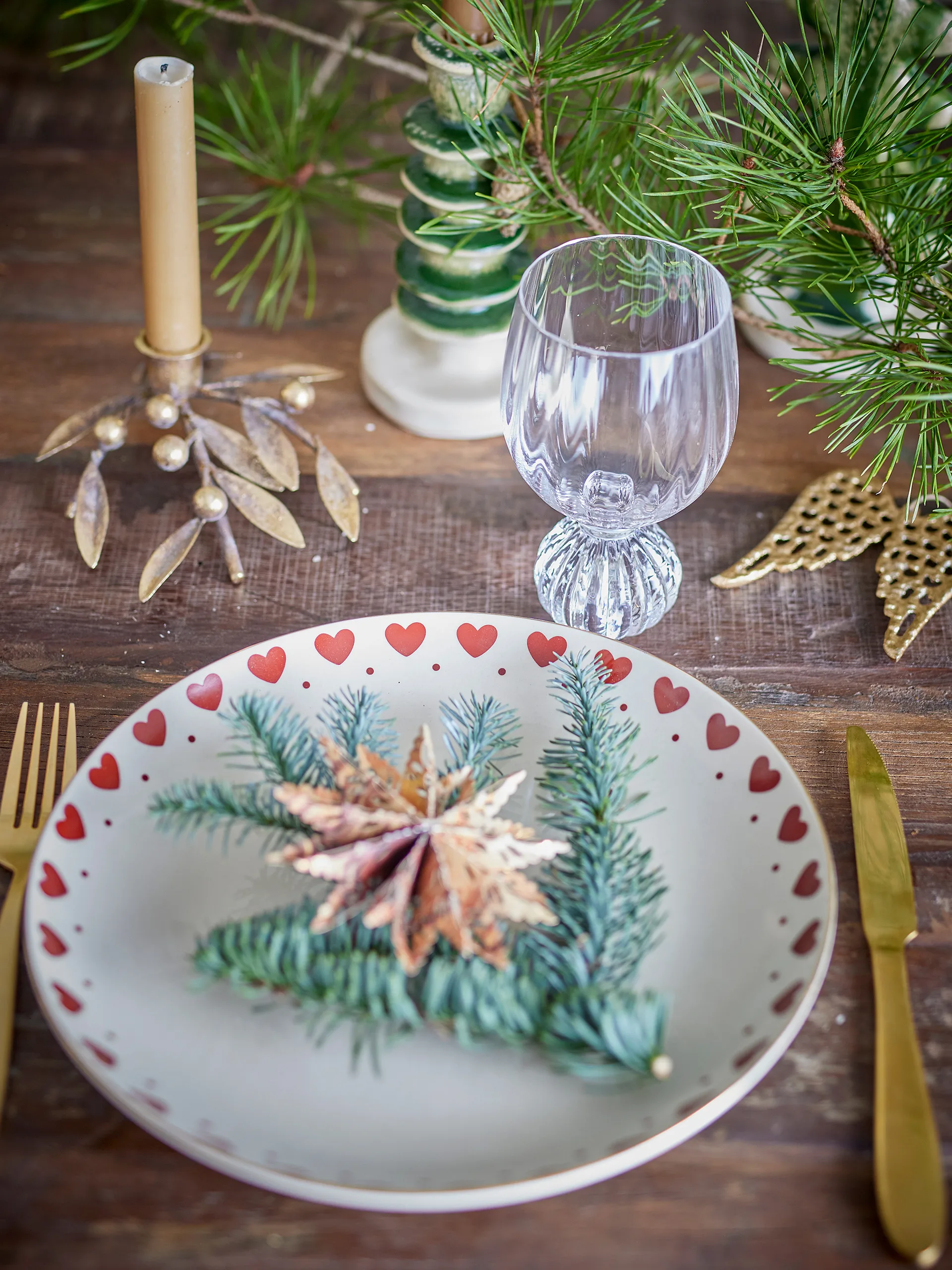 Piatto Jolly Ø26 cm, Rosso Bloomingville