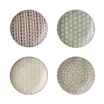 Piatto Karine 4 pezzi Ø 20 cm - undefined - Bloomingville