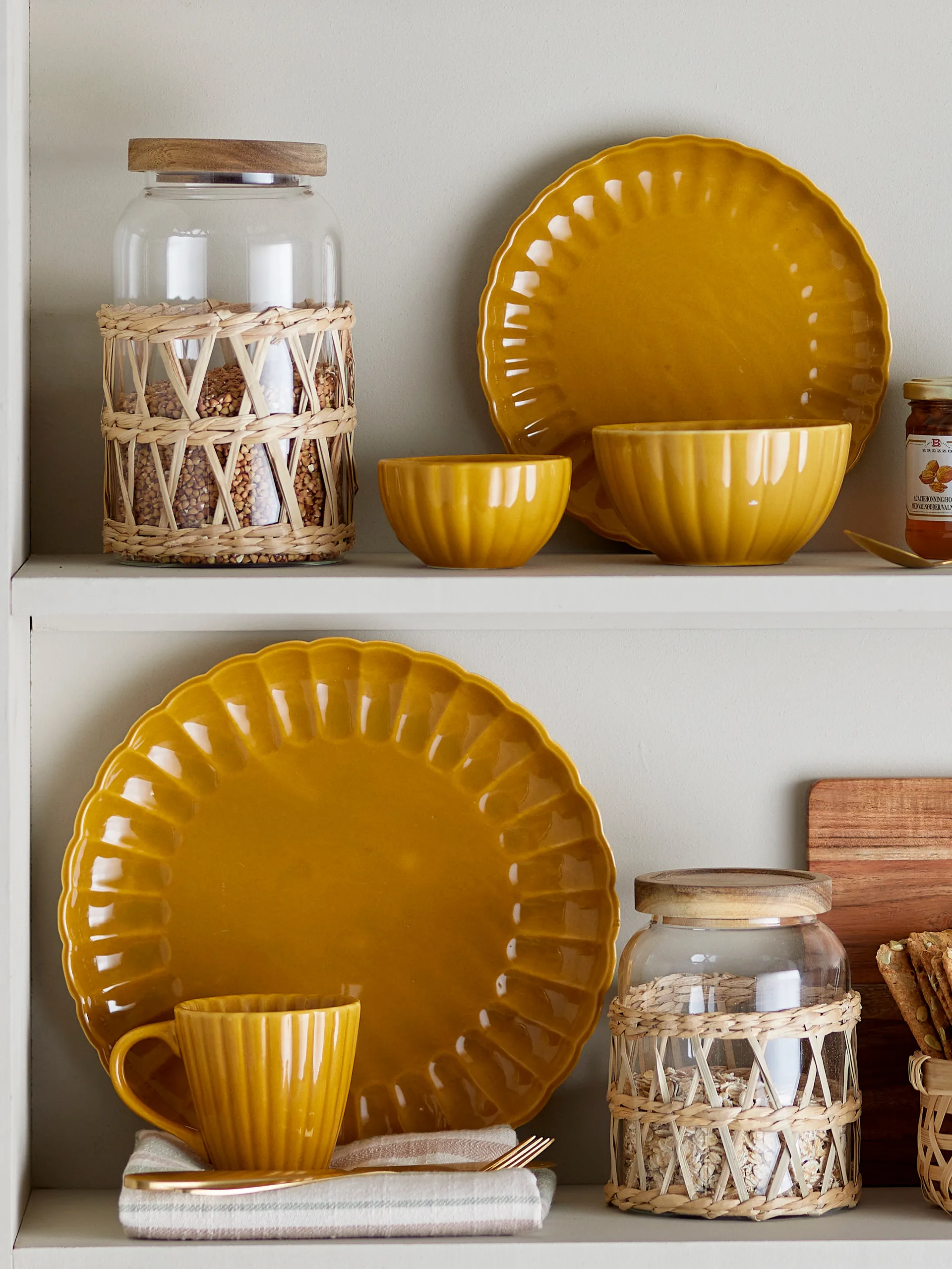 Piatto Latina Ø27 cm, Giallo Bloomingville