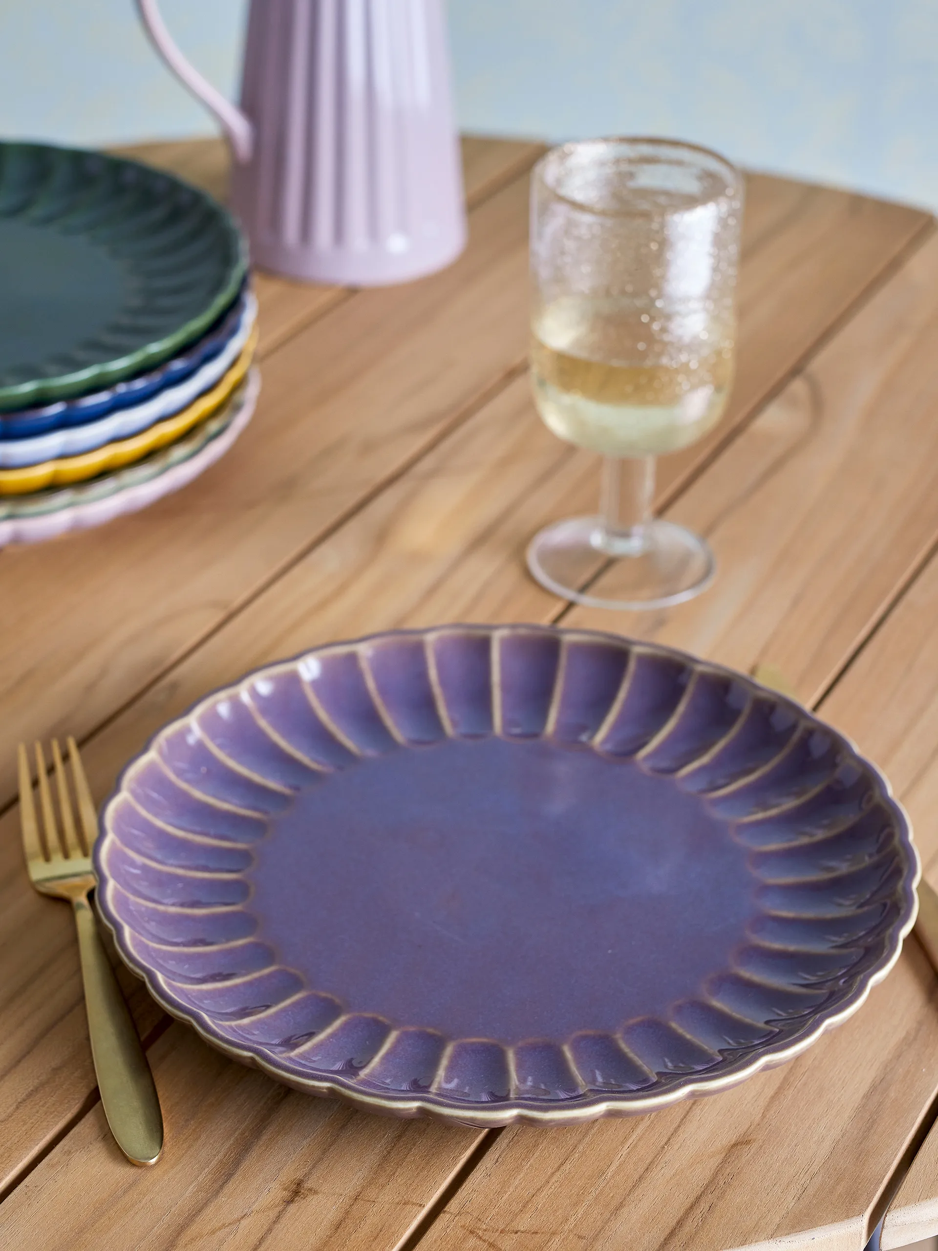 Piatto Latina Ø27 cm, Viola Bloomingville