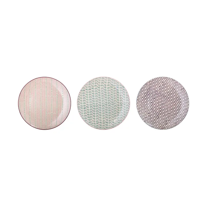 Piatto Maya 28 cm 3 pezzi multicolore - Bloomingville