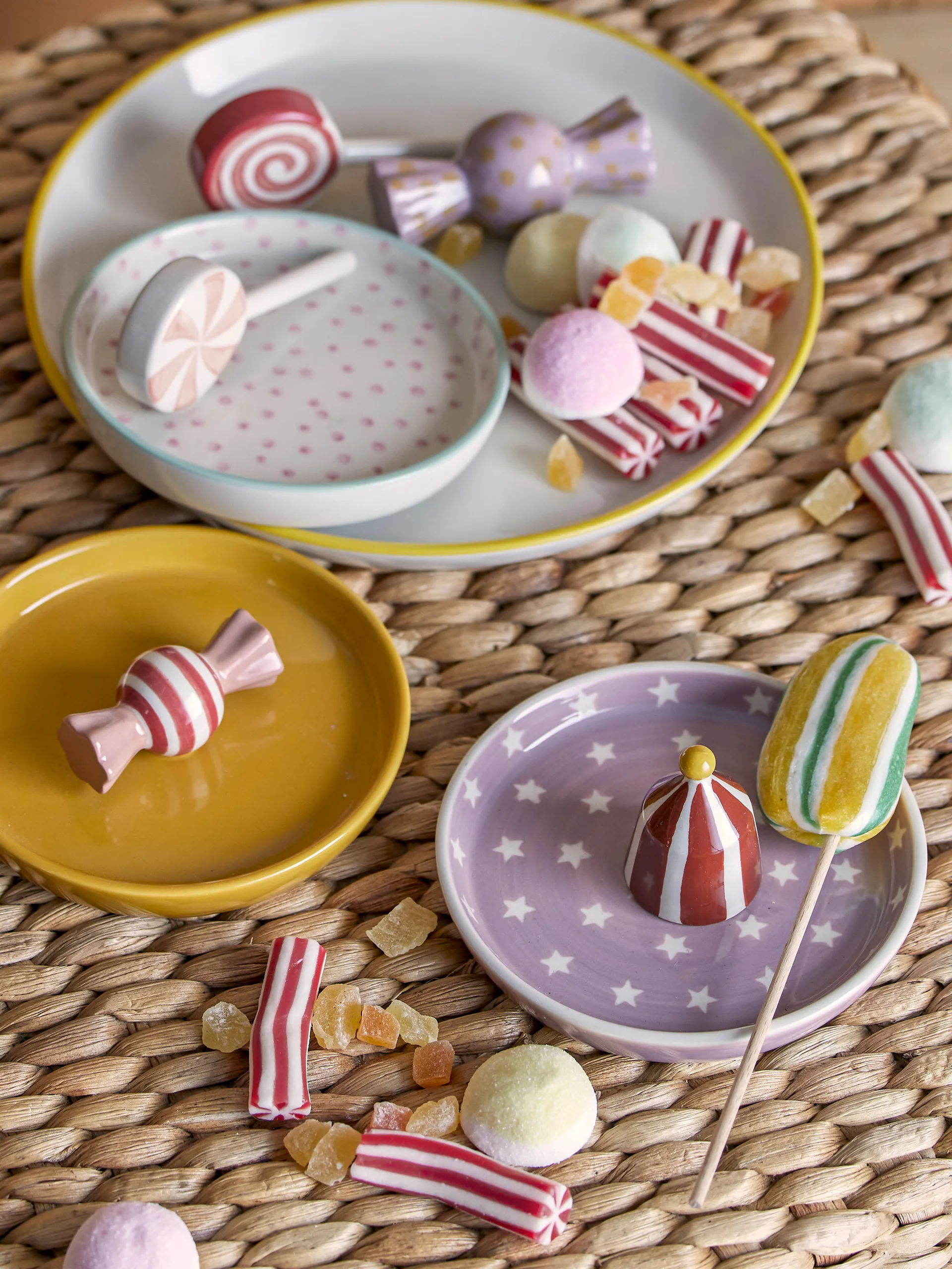 Piatto Mylie Ø12,5 cm, Rosso Bloomingville