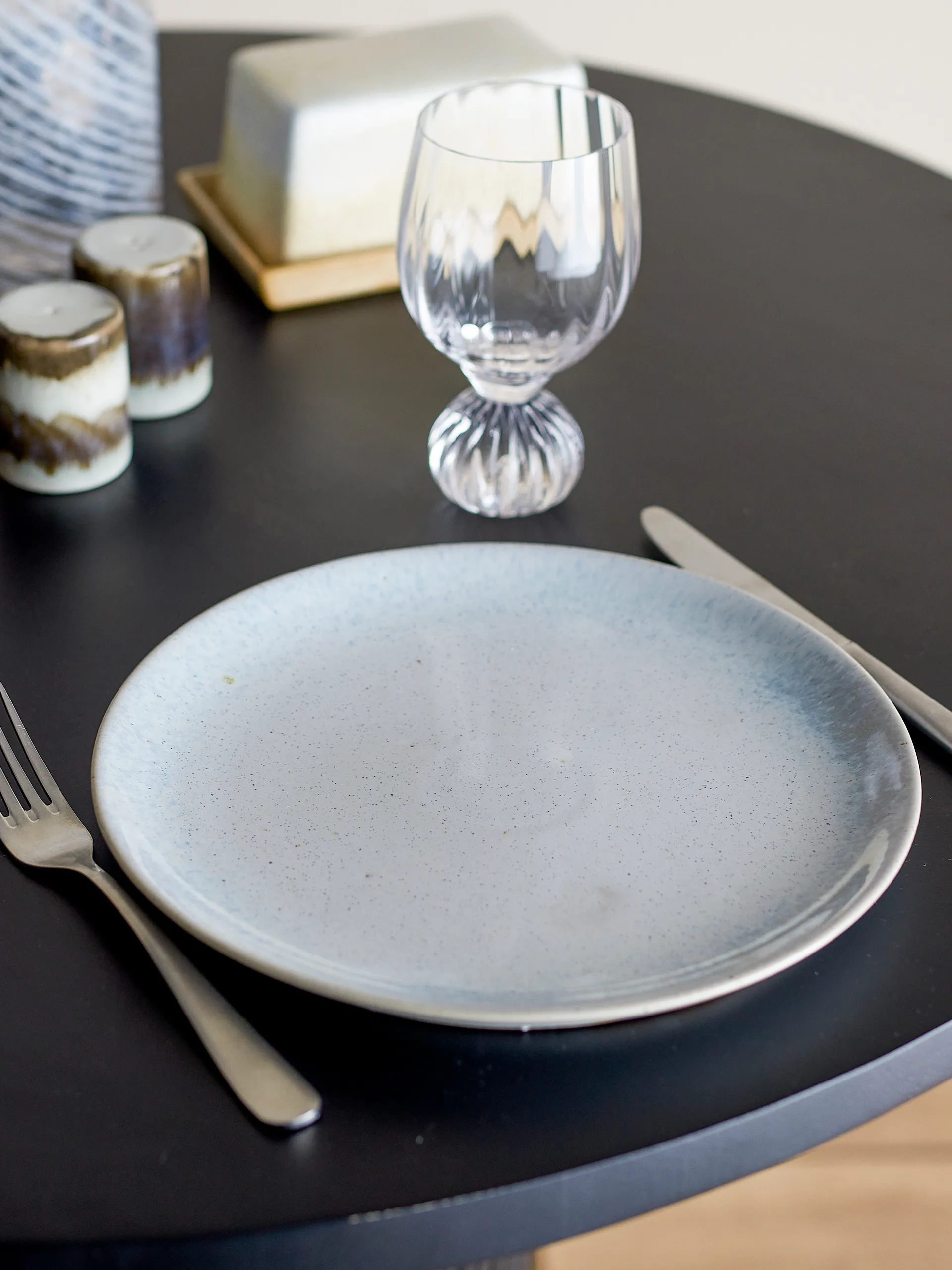 Piatto Paula Ø26,5 cm, Blu Bloomingville