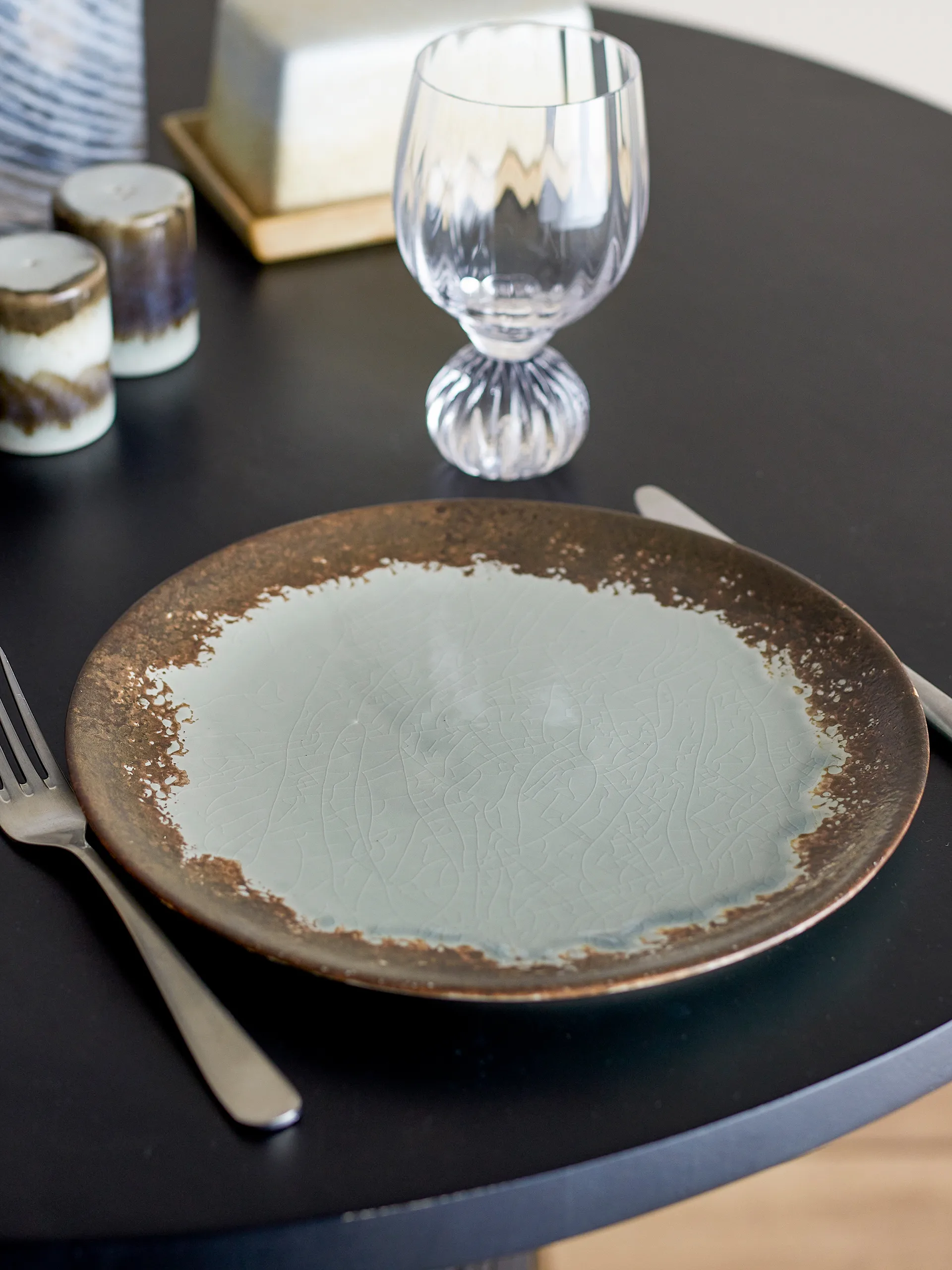 Piatto Paula Ø26,5 cm, Marrone Bloomingville