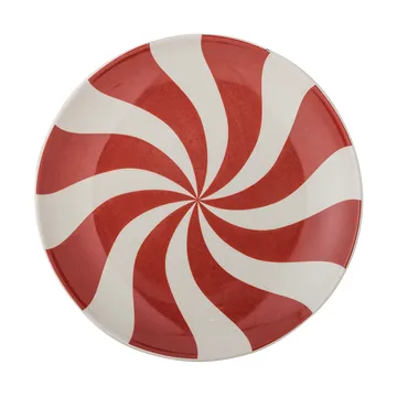 Piatto Yule Ø23 cm - Natur-rosso - Bloomingville
