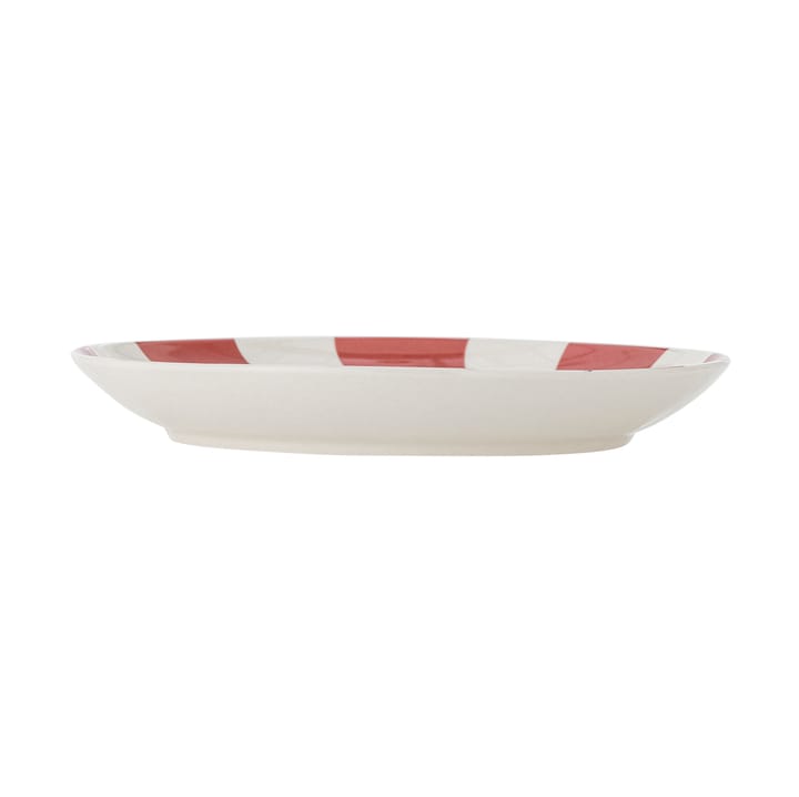 Piatto Yule Ø23 cm, Natur-rosso Bloomingville