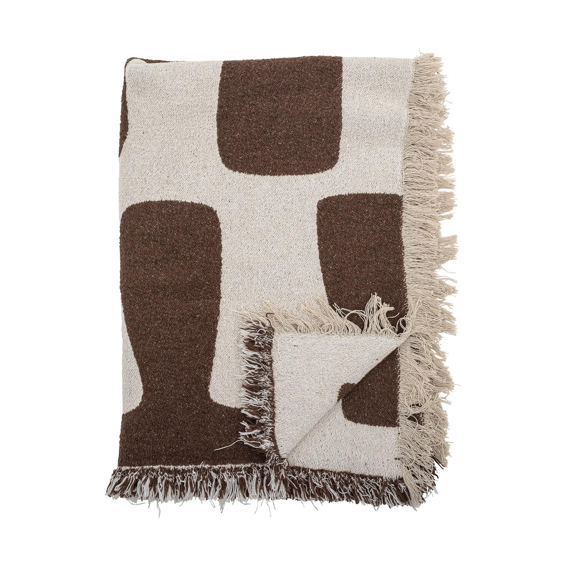 Plaid Bilston 130x160 cm, Brown Bloomingville