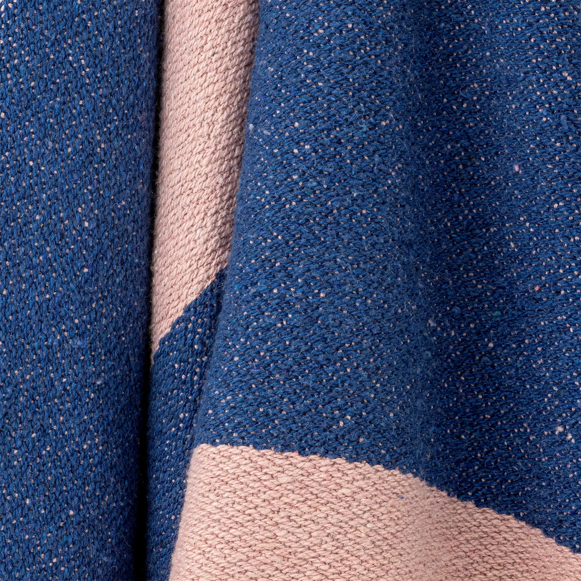 Plaid Cadeo 130x160 cm, Blu Bloomingville