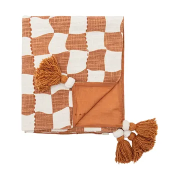 Plaid Chola cotone 150x130 cm - Marrone - Bloomingville