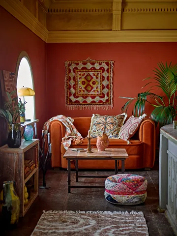 Plaid Chola cotone 150x130 cm - Marrone - Bloomingville