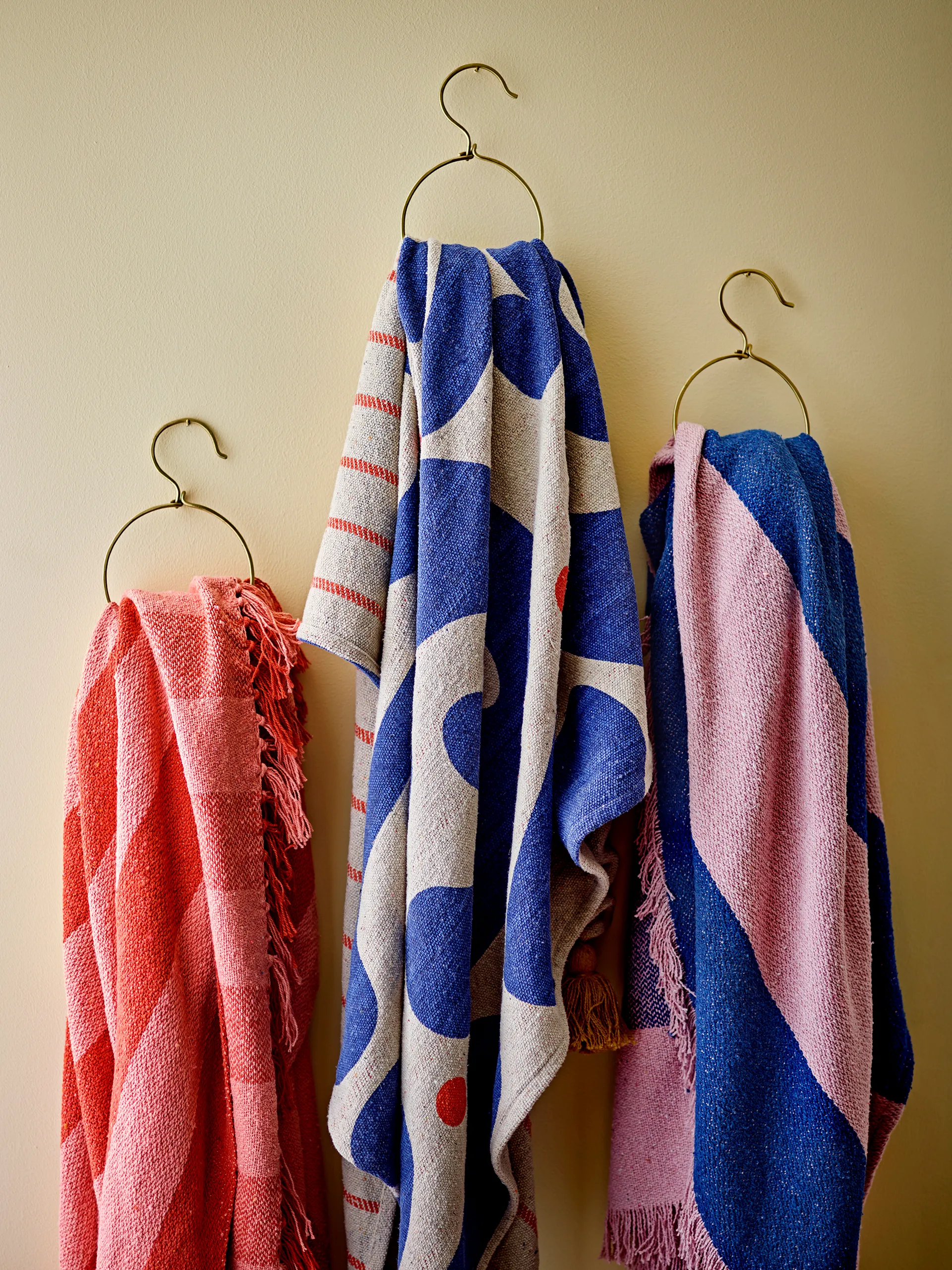 Plaid Frello 130x160 cm, Arancio Bloomingville