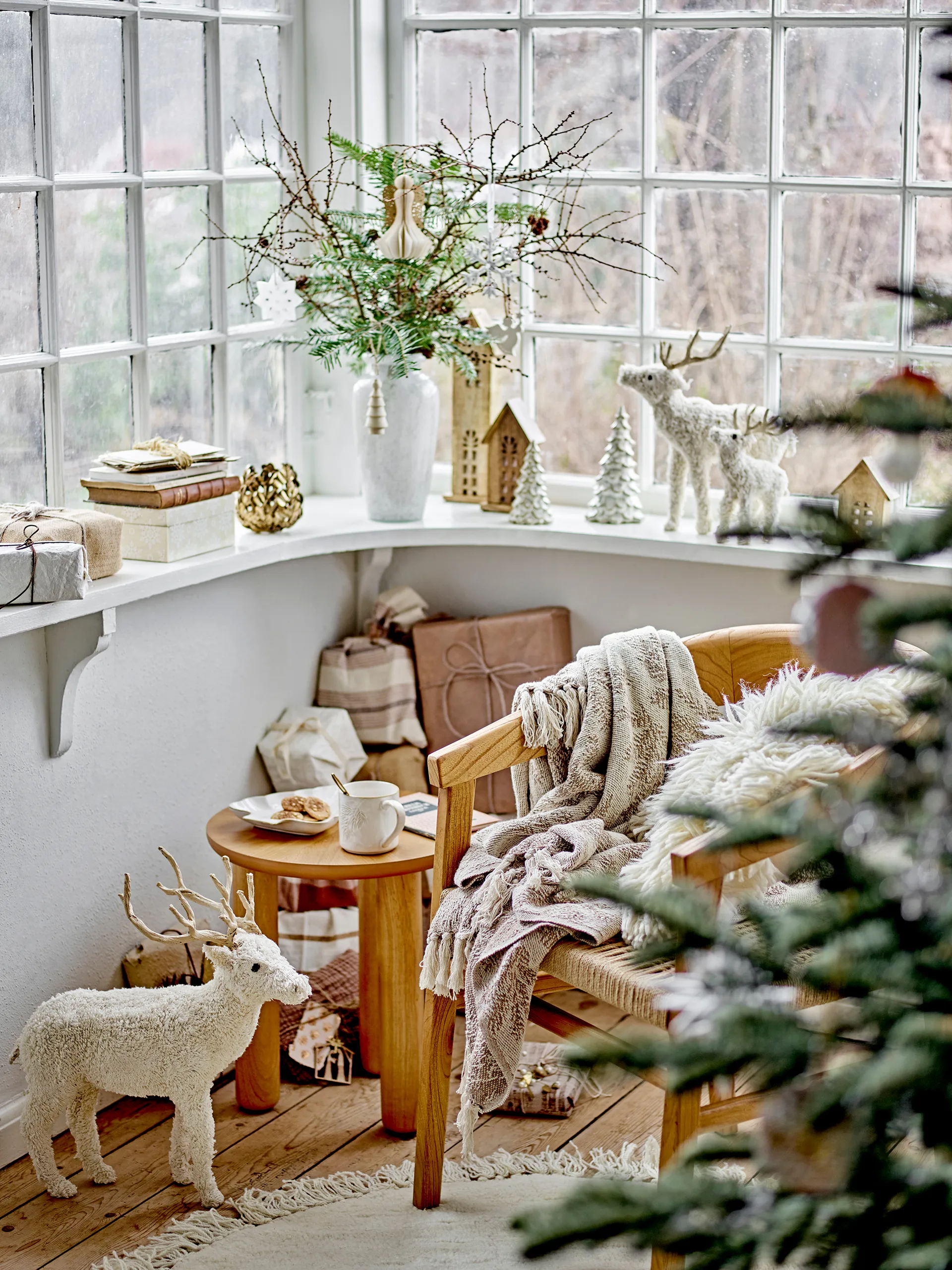 Plaid Gabriela 130x160 cm, Marrone Bloomingville