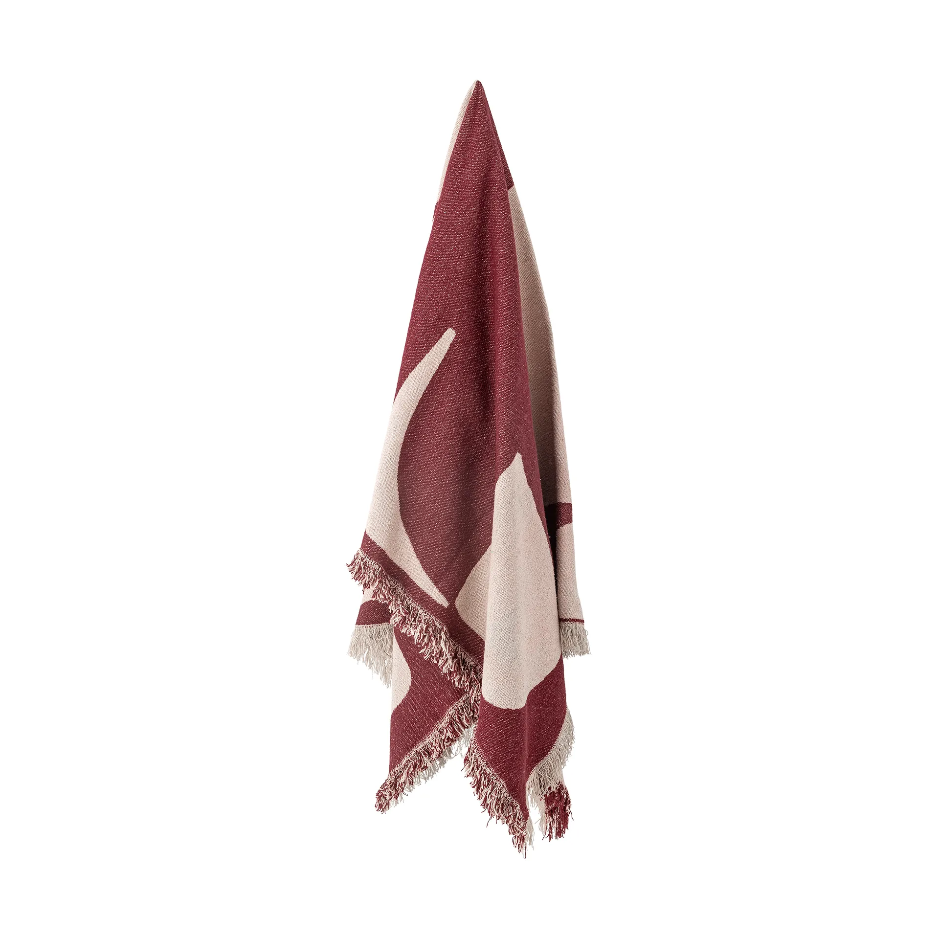 Plaid Olica 130x160 cm, Rosso Bloomingville