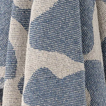 Plaid Salobre cotone 160x130 cm - Blu - Bloomingville