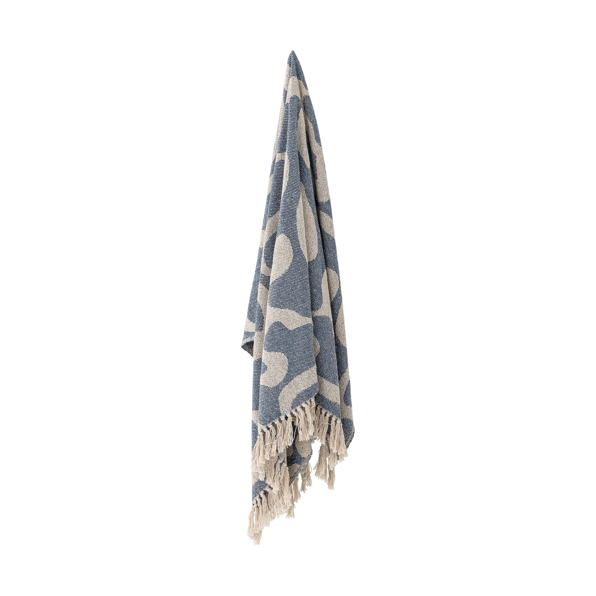 Plaid Salobre cotone 160x130 cm, Blu Bloomingville