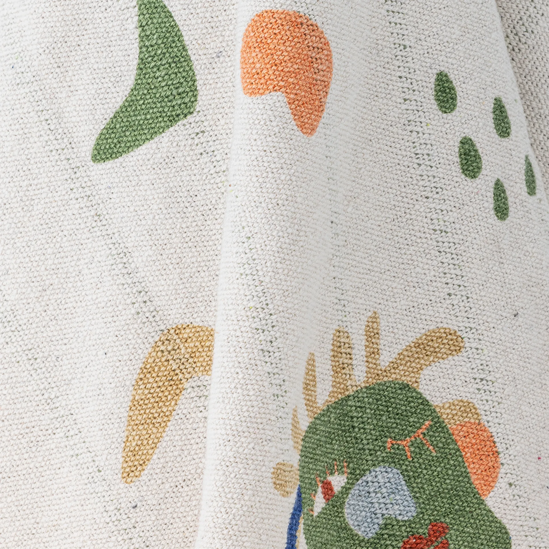 Plaid Sylvie cotone 160x130 cm, Natur Bloomingville