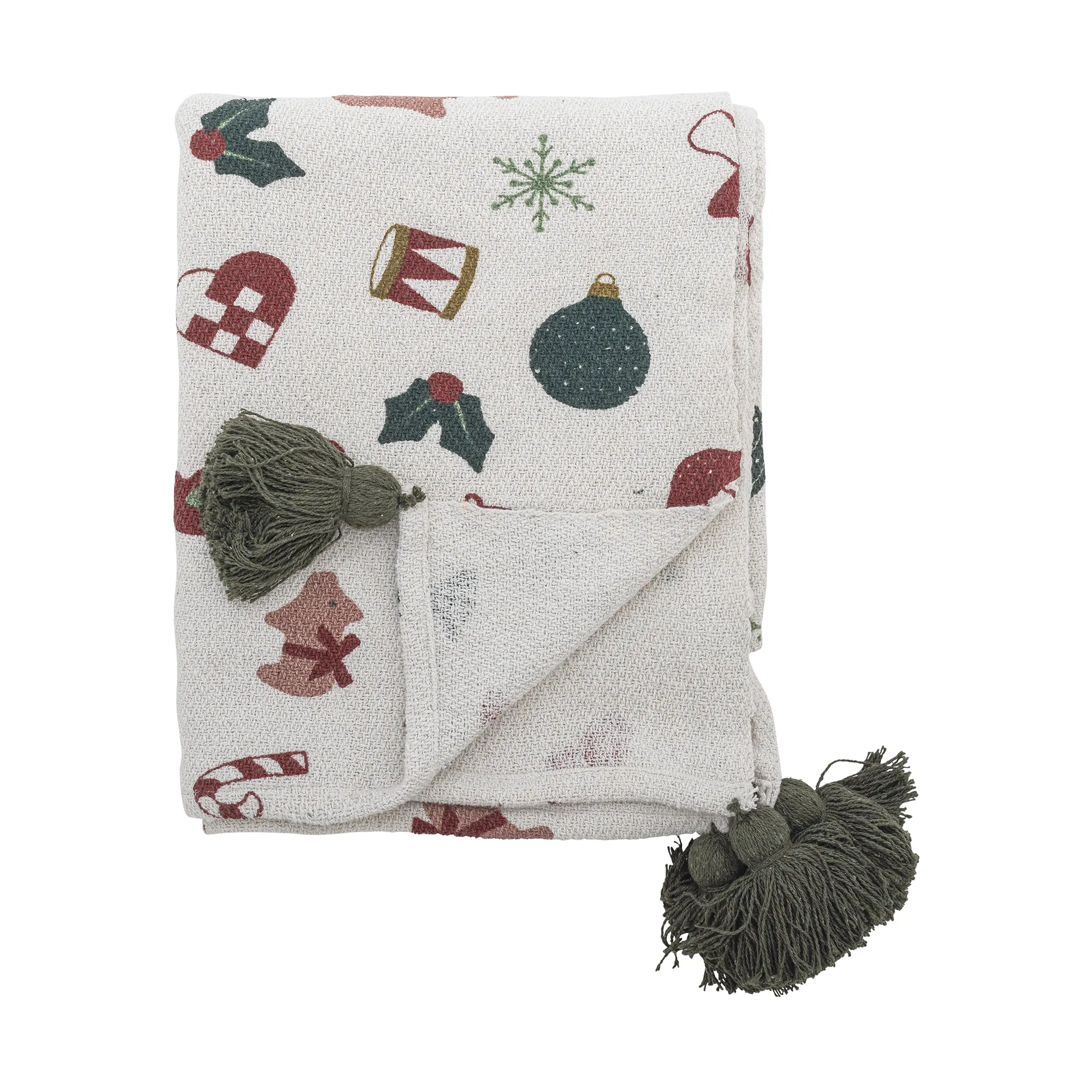 Plaid Yule 130x160 cm, Beige Bloomingville