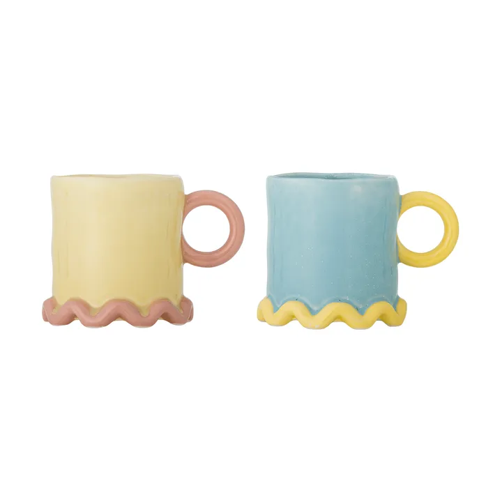 Polly tazza - Multi, 2 pezzi - Bloomingville