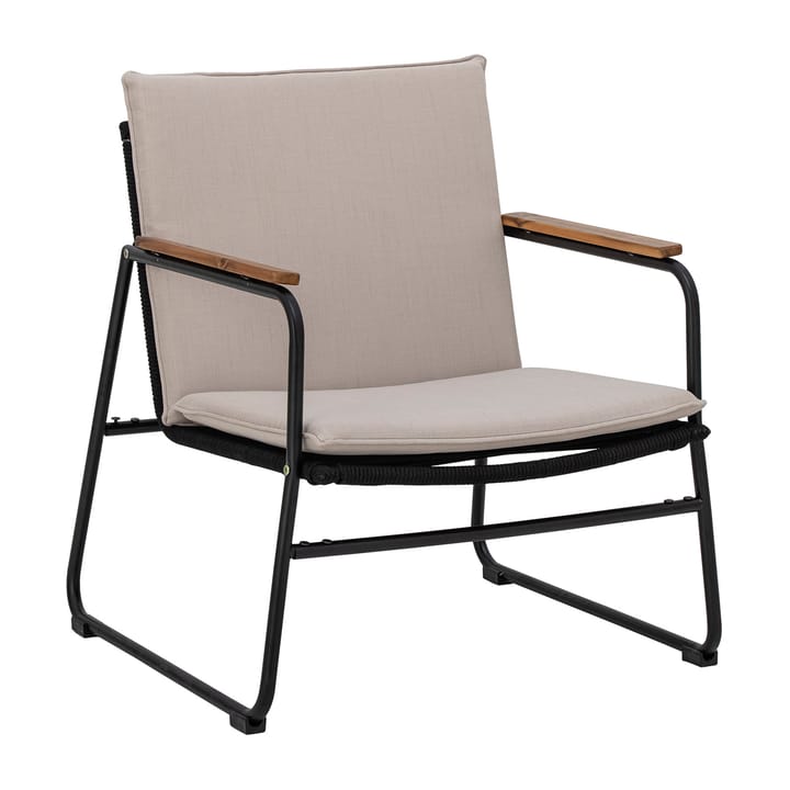 Poltrona lounge Hampton, 68x71x76 cm, Nero, beige Bloomingville