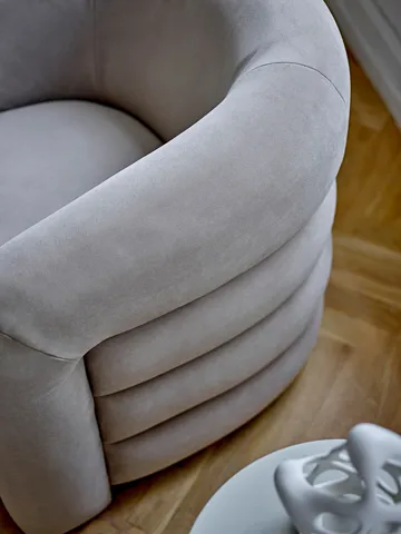 Poltrona lounge Joel 78x76 cm - Grigio - Bloomingville