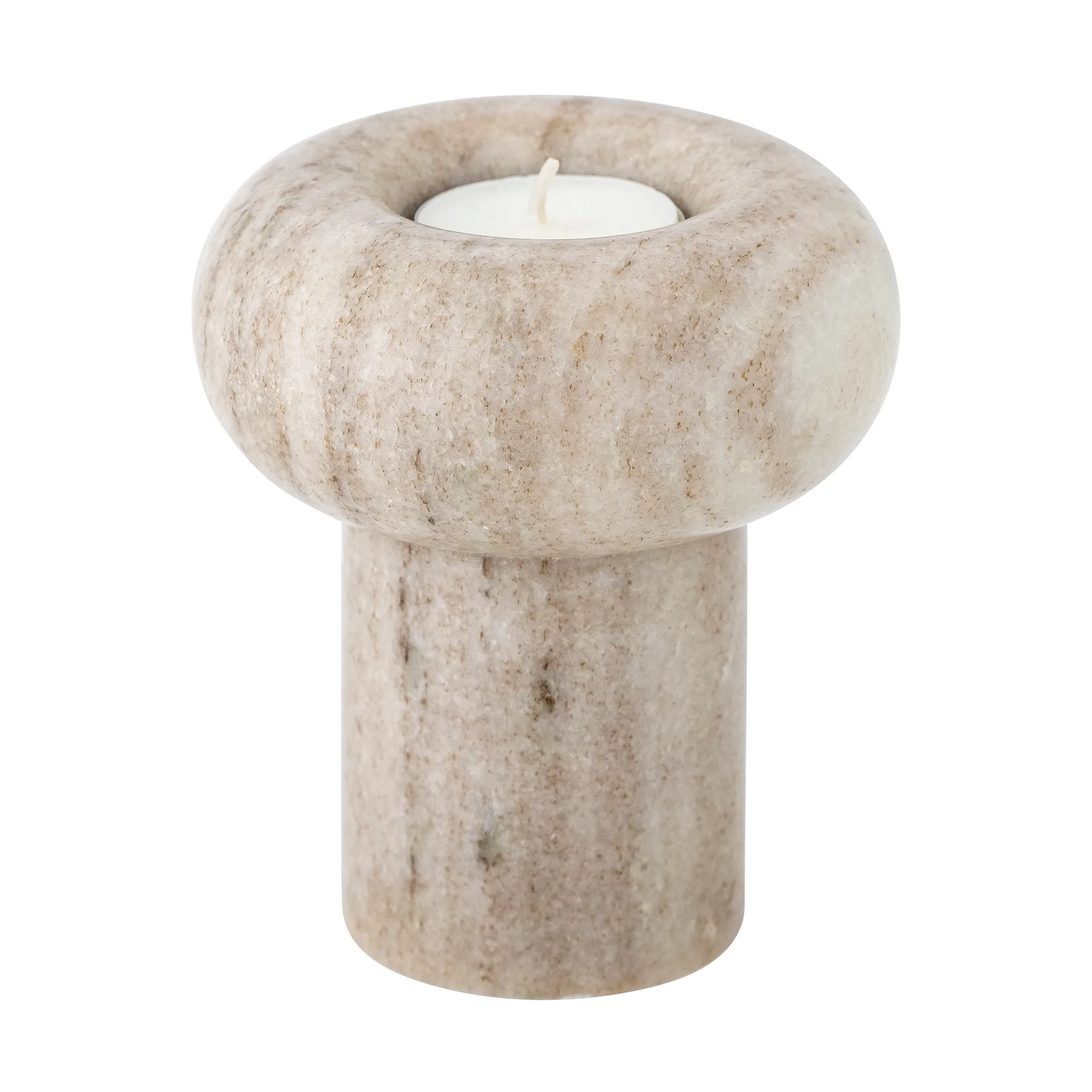 Portacandela Isabea 12 cm, Marmo Bloomingville