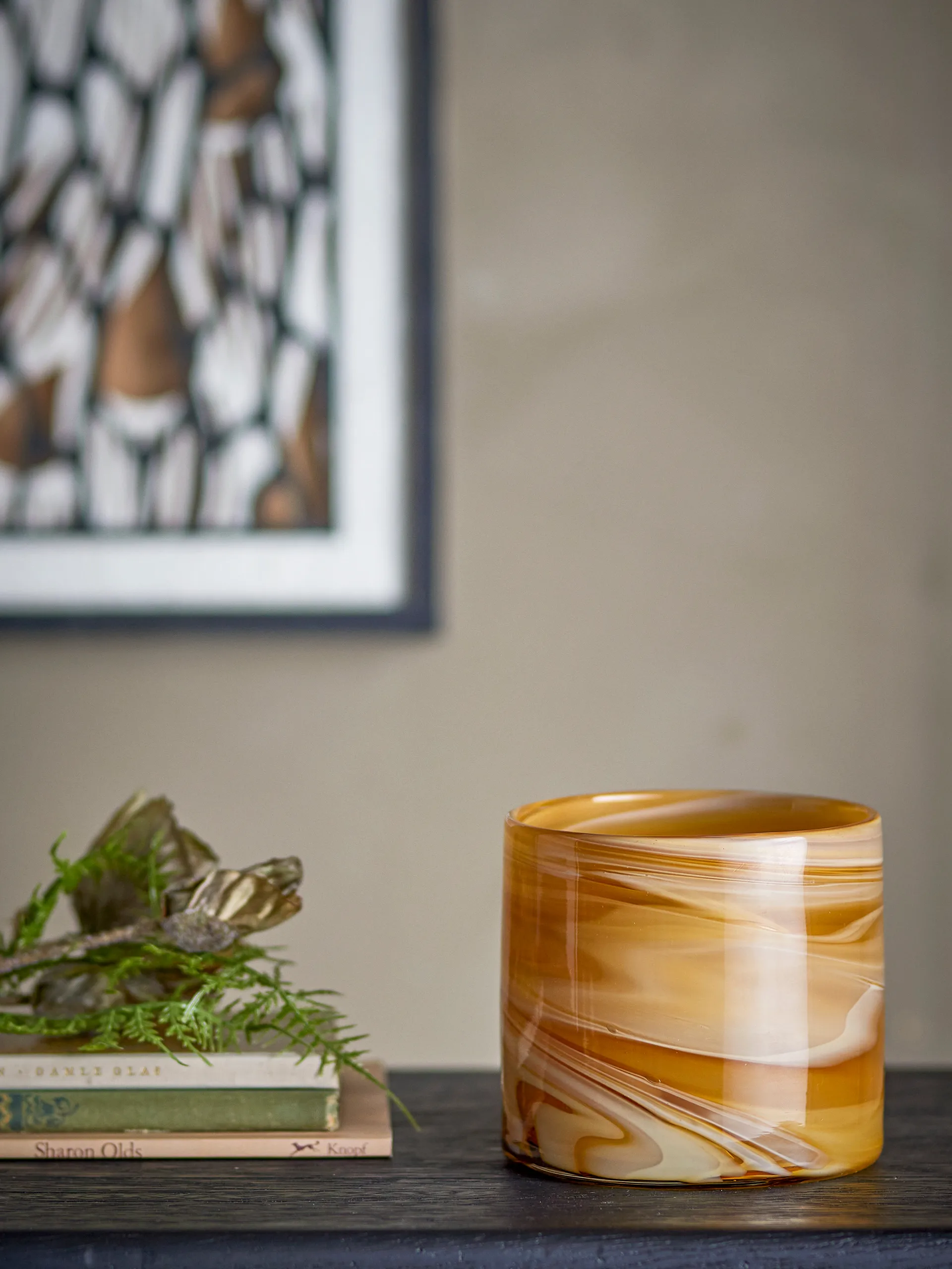 Portacandela votivo Sylas , Arancio Bloomingville