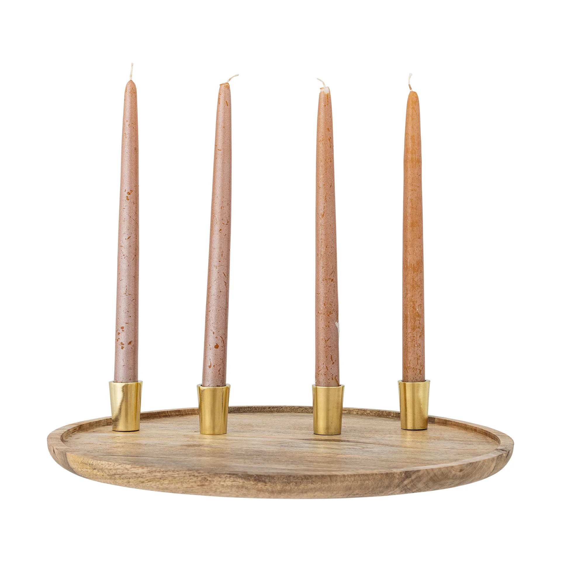 Portacandele dell'Avvento Kanga Ø40 cm, Legno di mango Bloomingville