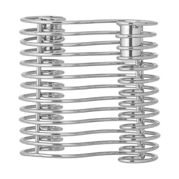 Portacandele Wavela 15,5x14,5 cm - Argento - Bloomingville