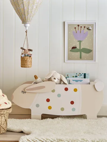 Portalibri Villja 87x38 cm - Bianco - Bloomingville