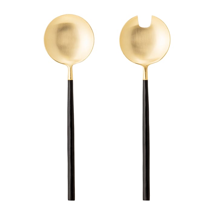 Posate per insalata Bloomingville 2 pezzi, nero-oro Bloomingville