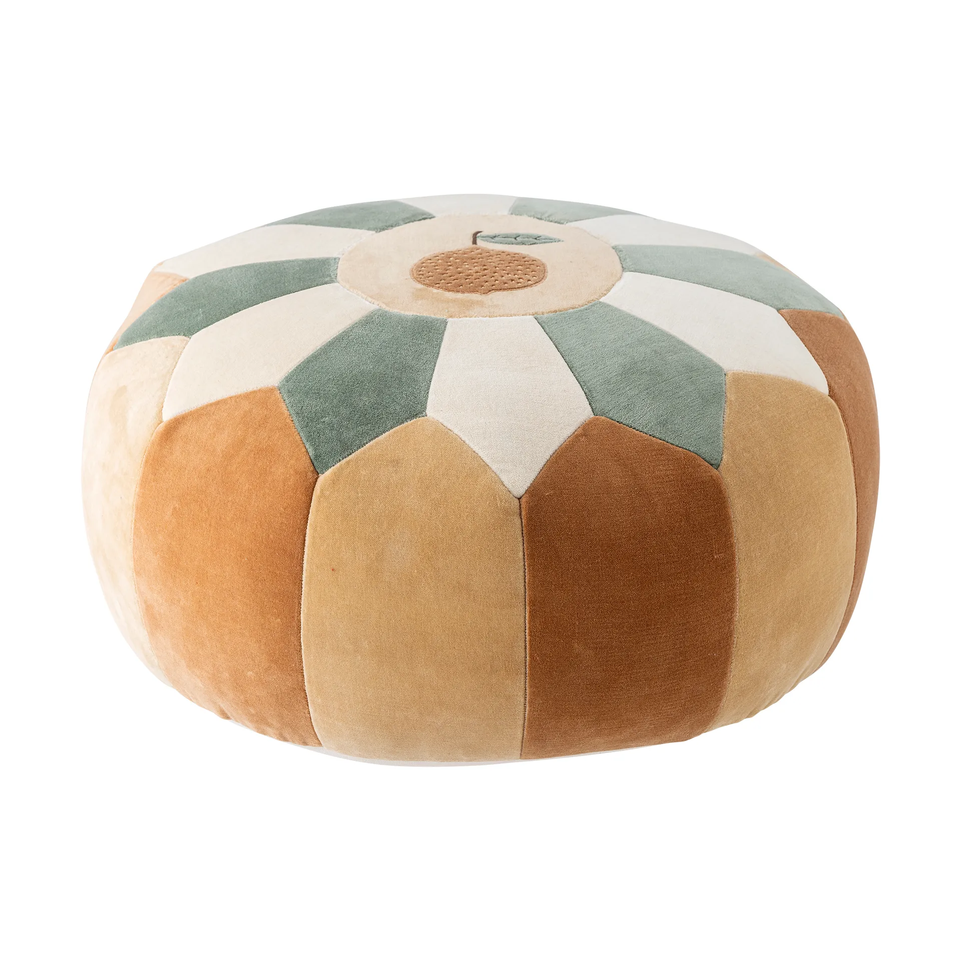 Pouf Agnes Ø50x30 cm, Marrone Bloomingville