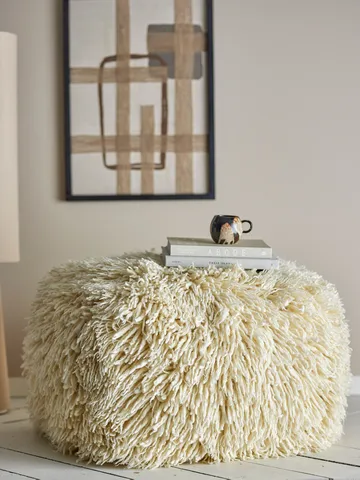 Pouf Lomba - Natura, 80x45x80 cm - Bloomingville