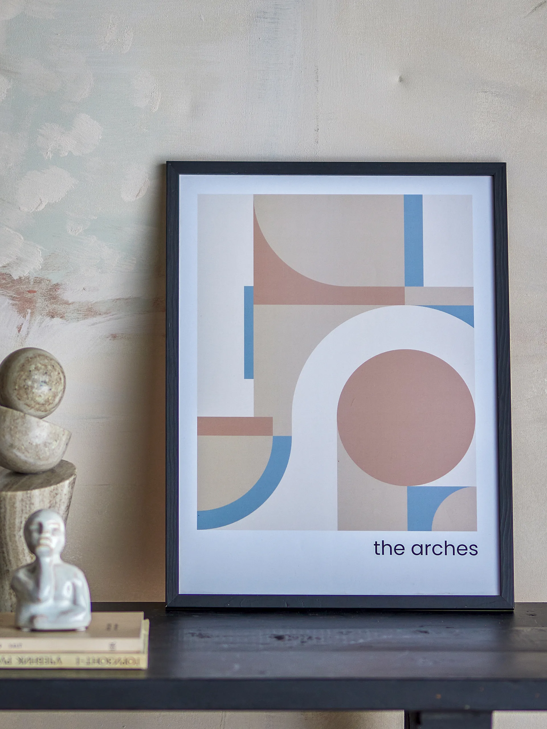 Quadro Arches 32x42 cm, Cornice nera Bloomingville