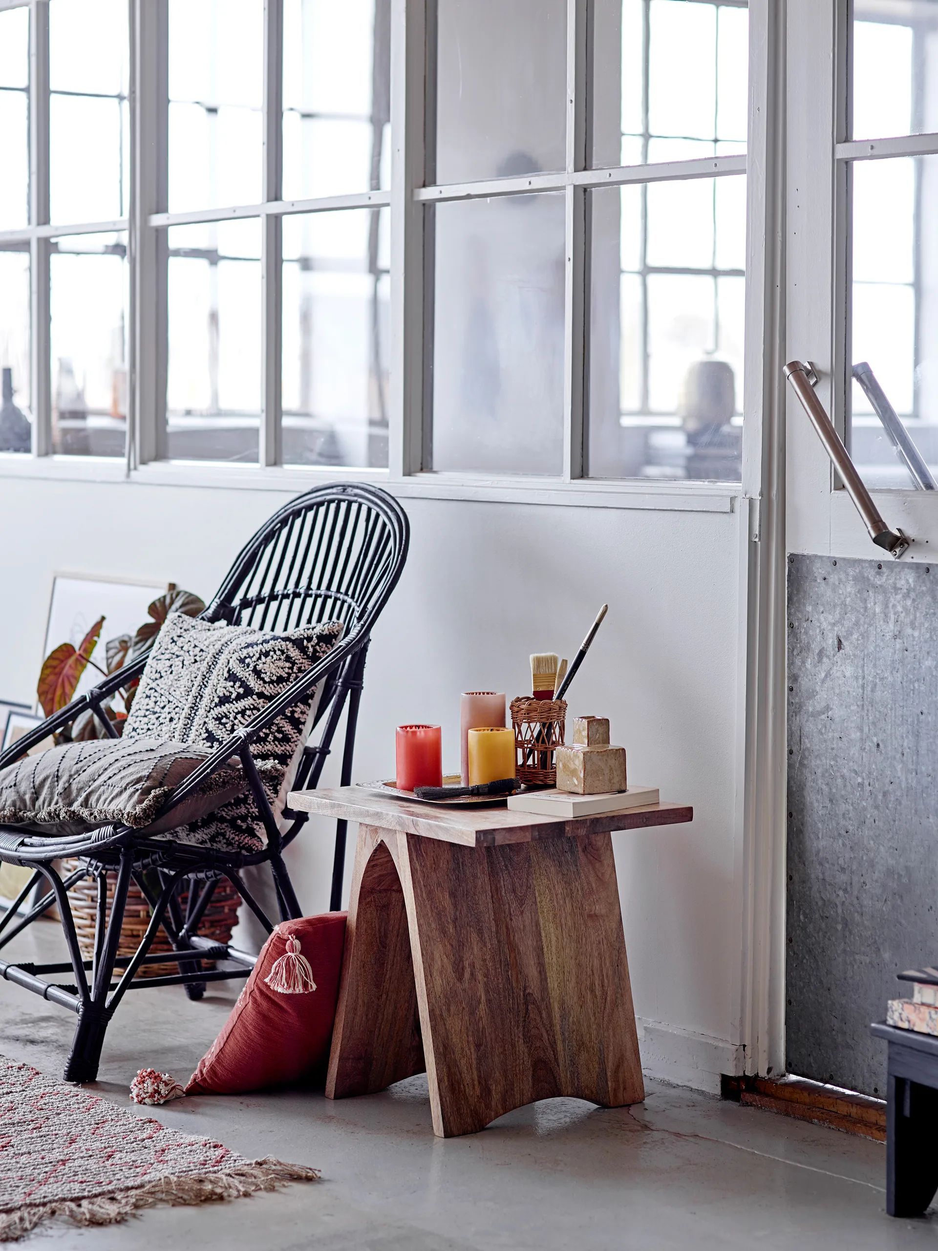 Scatola contenitore Jala 2 pezzi, Marrone Bloomingville