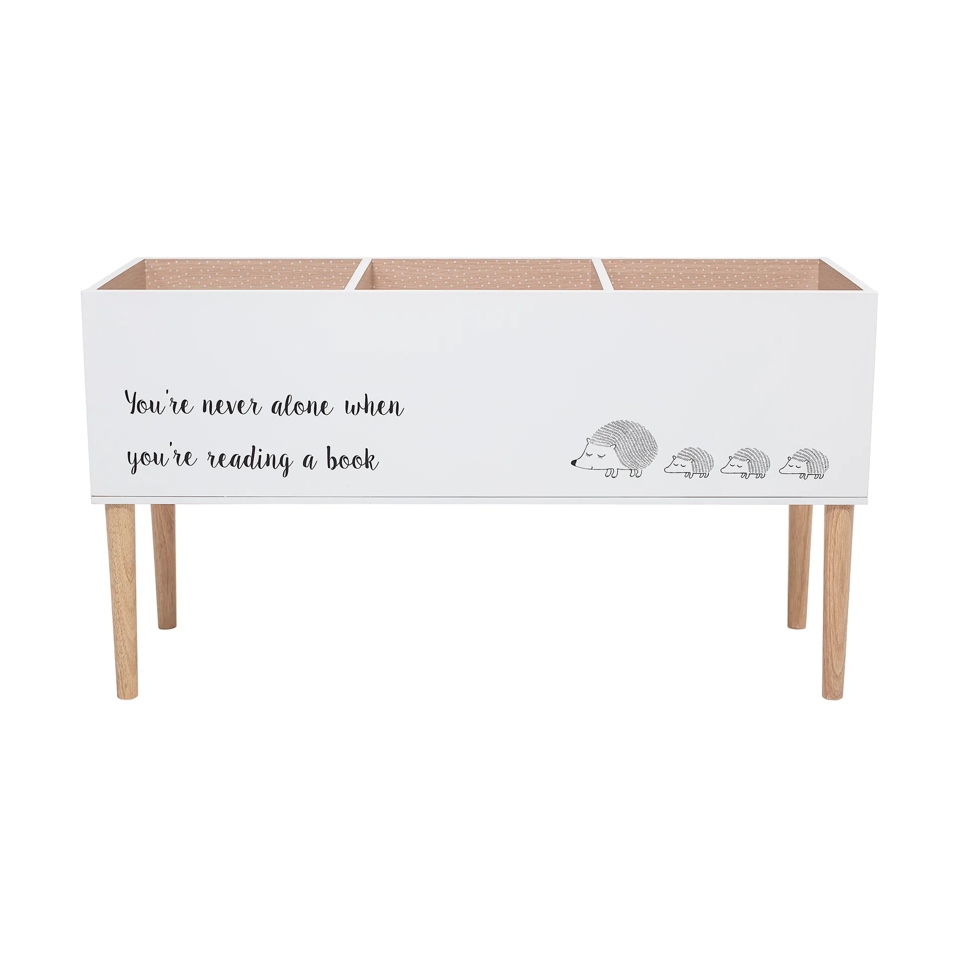 Scatola per libri Salam 50x90 cm, Bianco Bloomingville